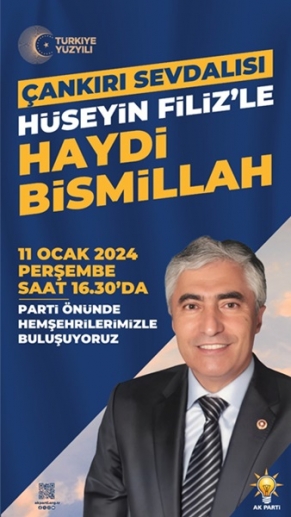 Hüseyin Filiz Belediye Başkanlığı seçimleri için çalışmalara başlıyor.
