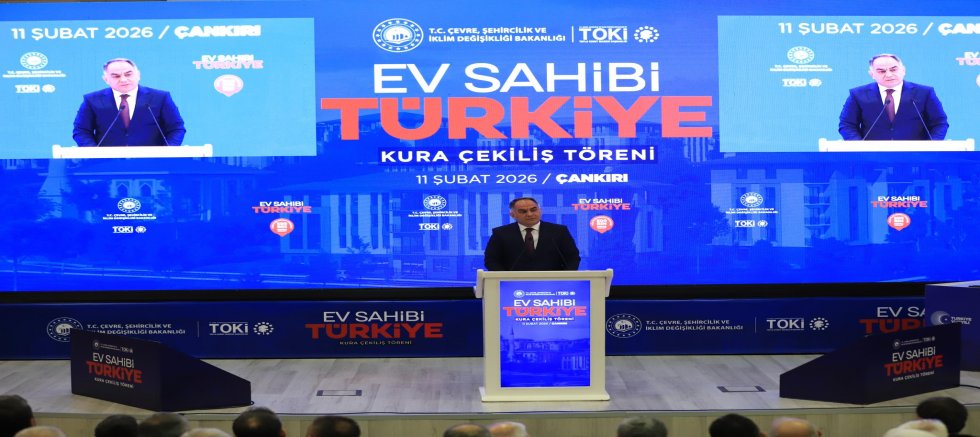 ÇANKIRI’DA SOSYAL KONUT KURA ÇEKİMİ