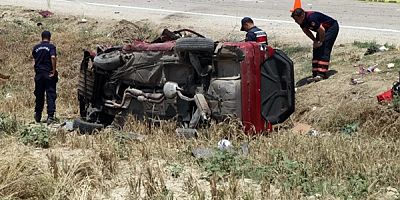 ÇANKIRI’DA KAZA 3 ÖLÜ 4 YARALI!